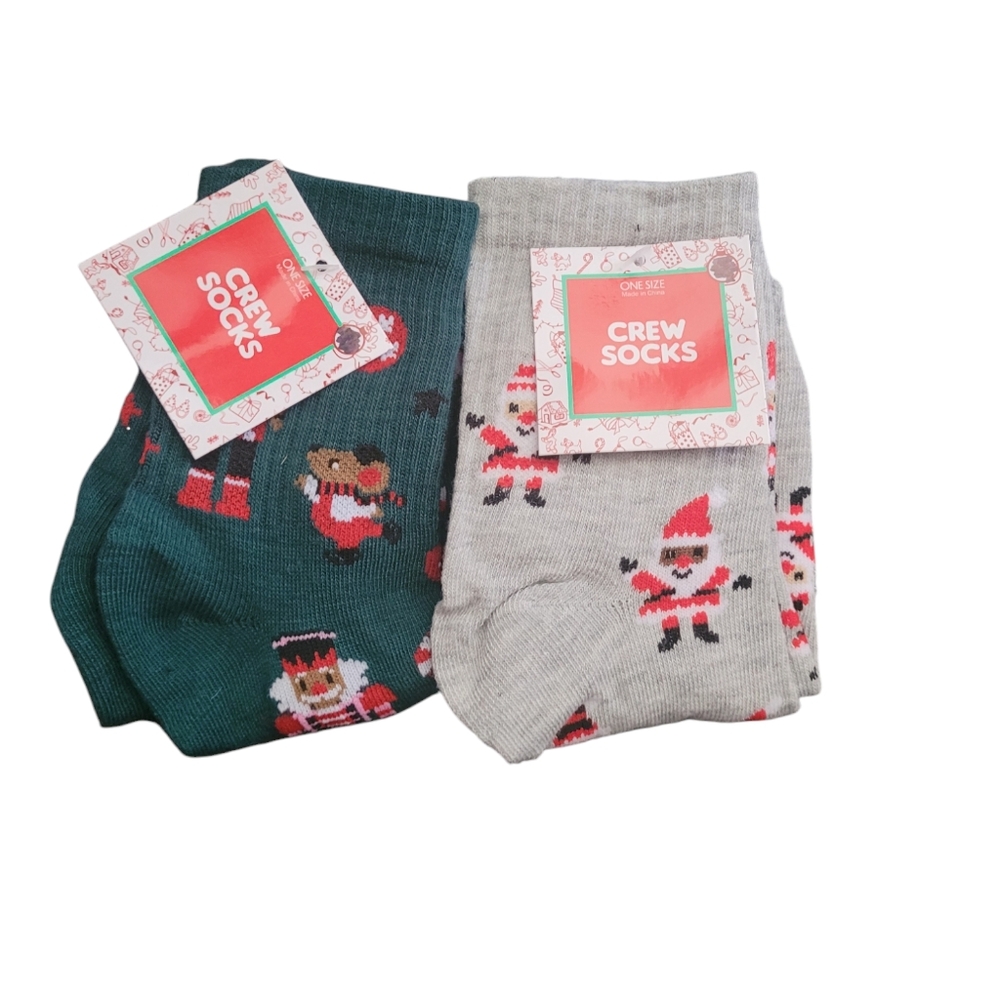 2pk Christmas sock bundle